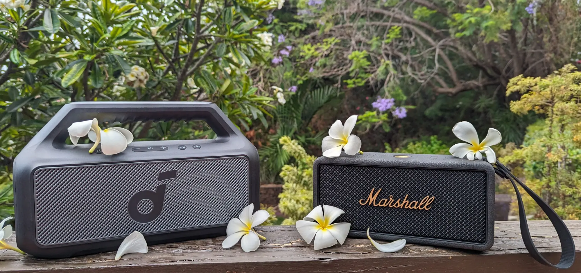 Gear Junkie - Best Portable Bluetooth Speaker - Soundcore Boom 2 vs Marshall Middleton