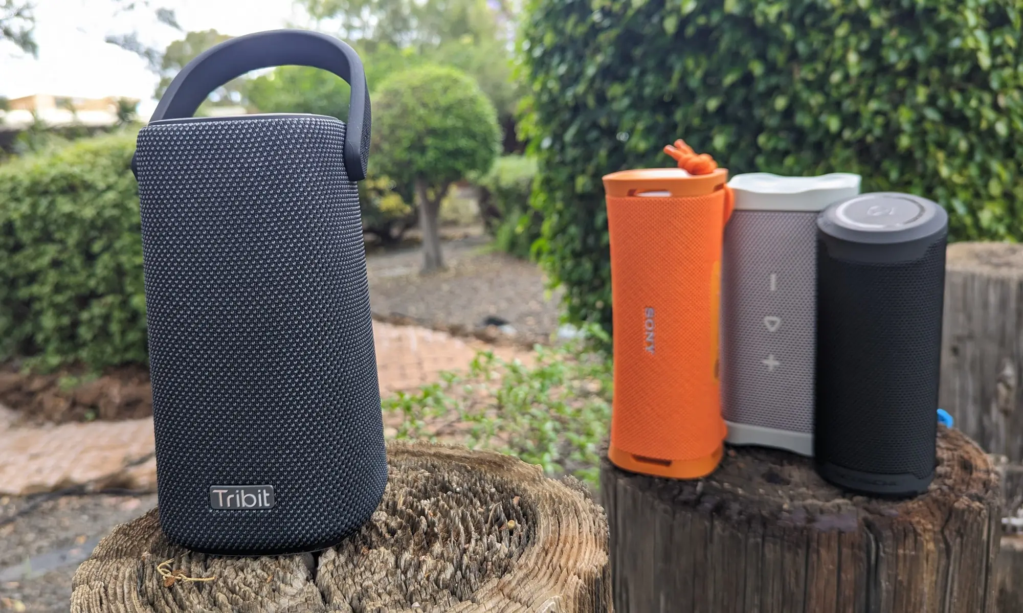 Gear Junkie - Best Portable Bluetooth Speaker - Tribit StormBox Pro vs other speakers of the same size