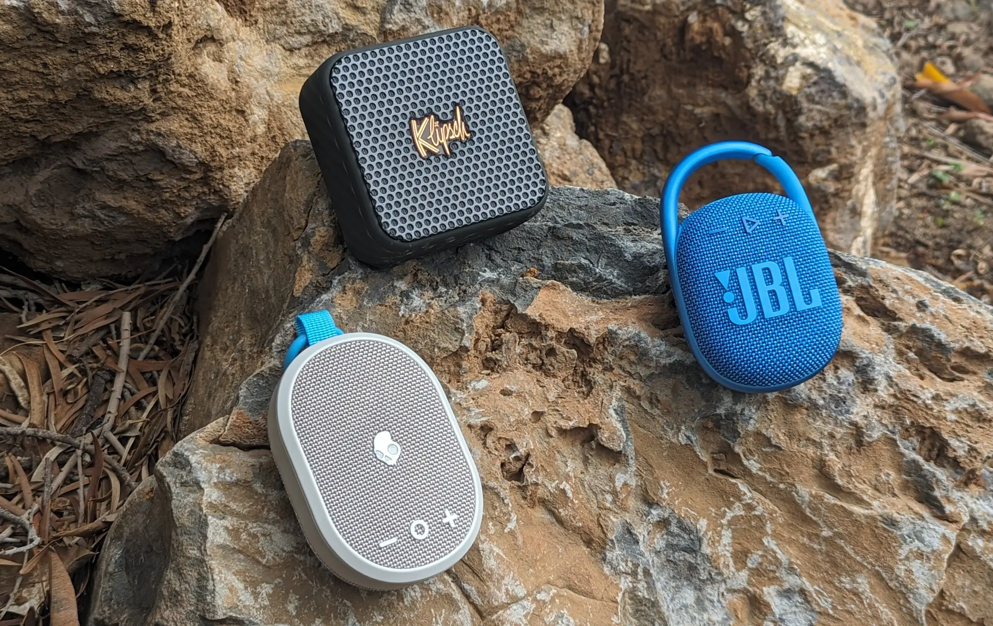 Gear Junkie - Best Portable Bluetooth Speaker - Skullcandy Kilo, Klipsch Austin and JBL Clip 4 Eco