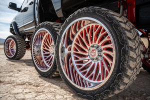 Rubberband mud-terrain tires