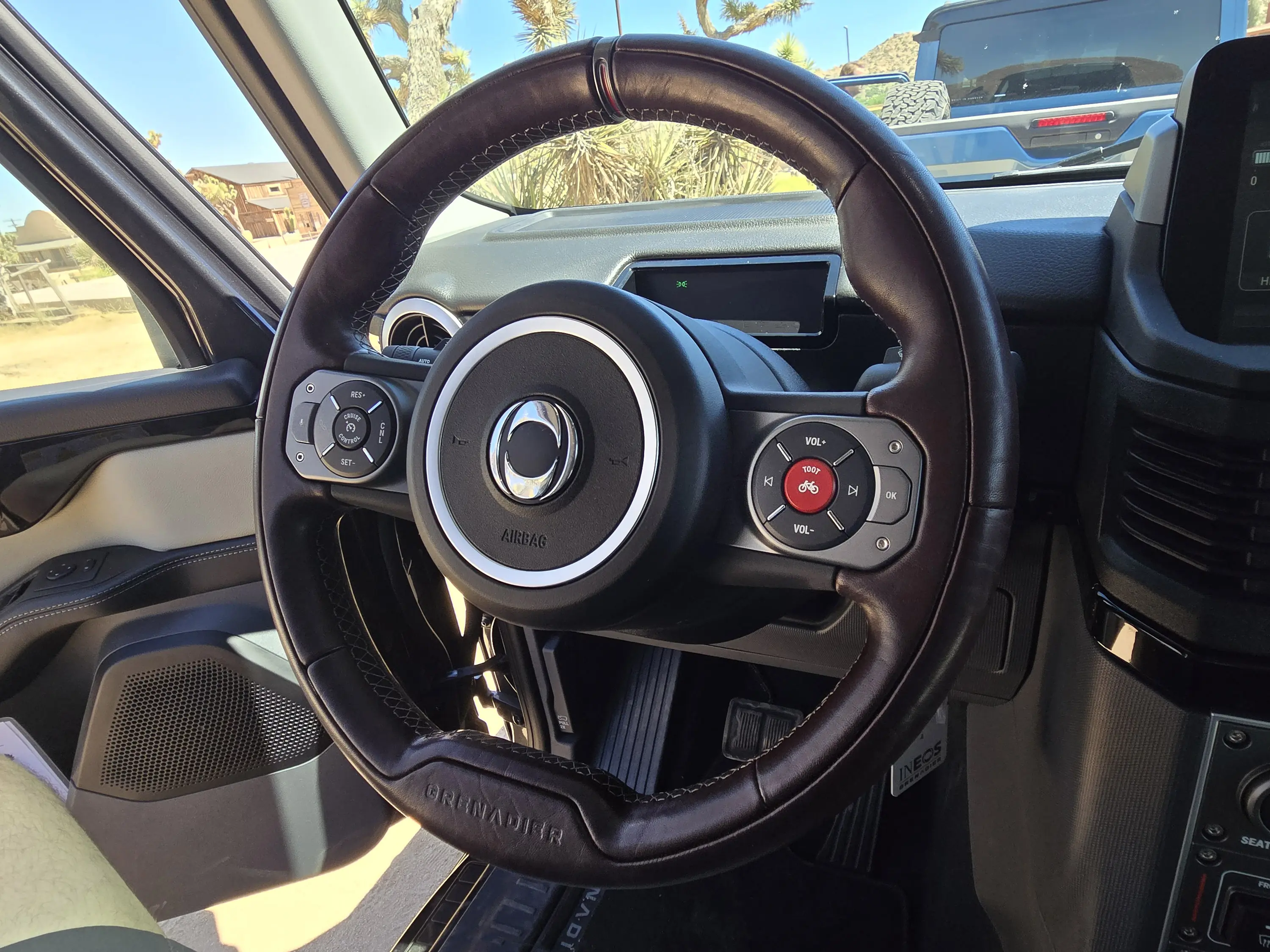 INEOS Grenadier Quartermaster Steering Wheel and Toot Horn