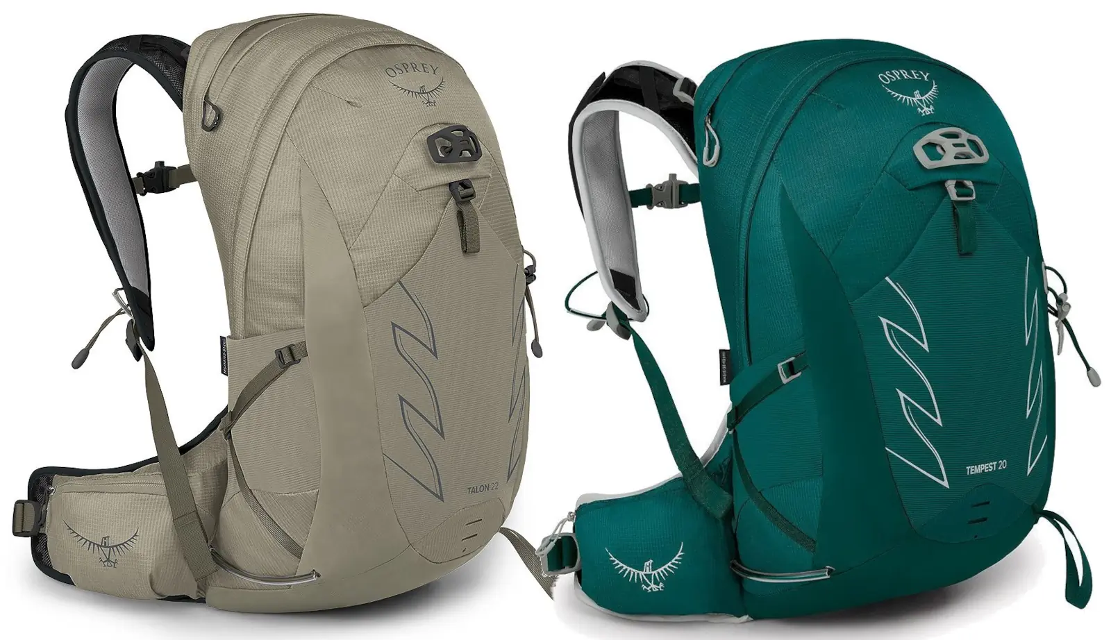Osprey Talon 22 and Tempest 20