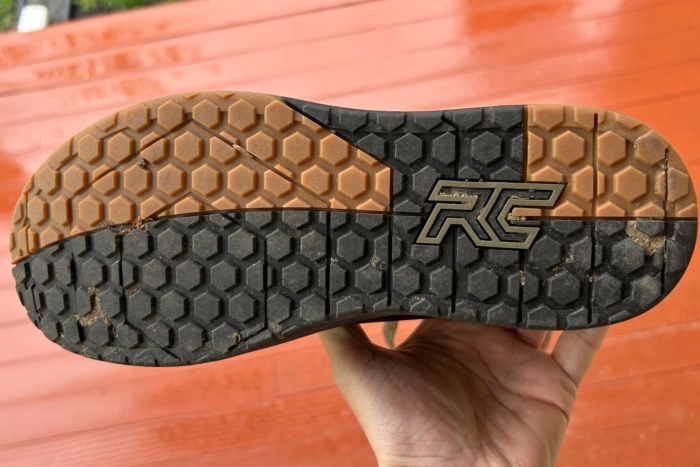 the soles of the Livewire shoes