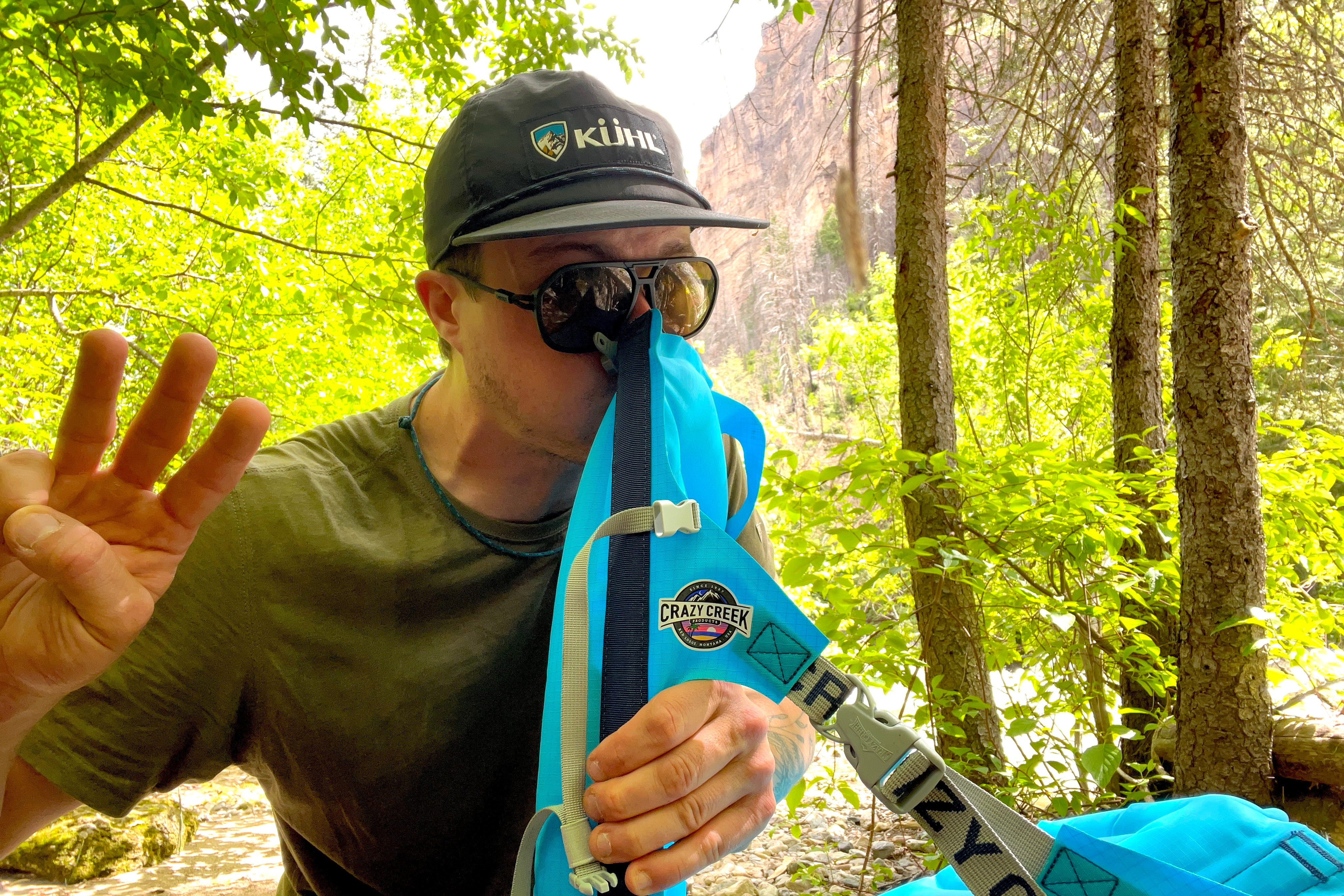 Crazy Creek AirCliner portable camp chair