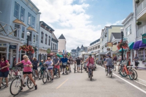 Mackinac Island Michigan bikes