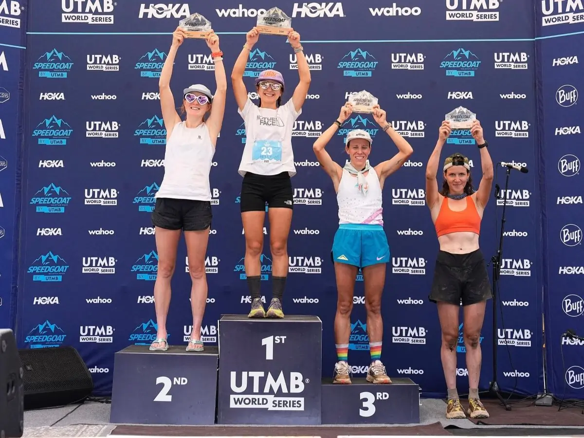 2023 Speedgoat 50k - women's podium