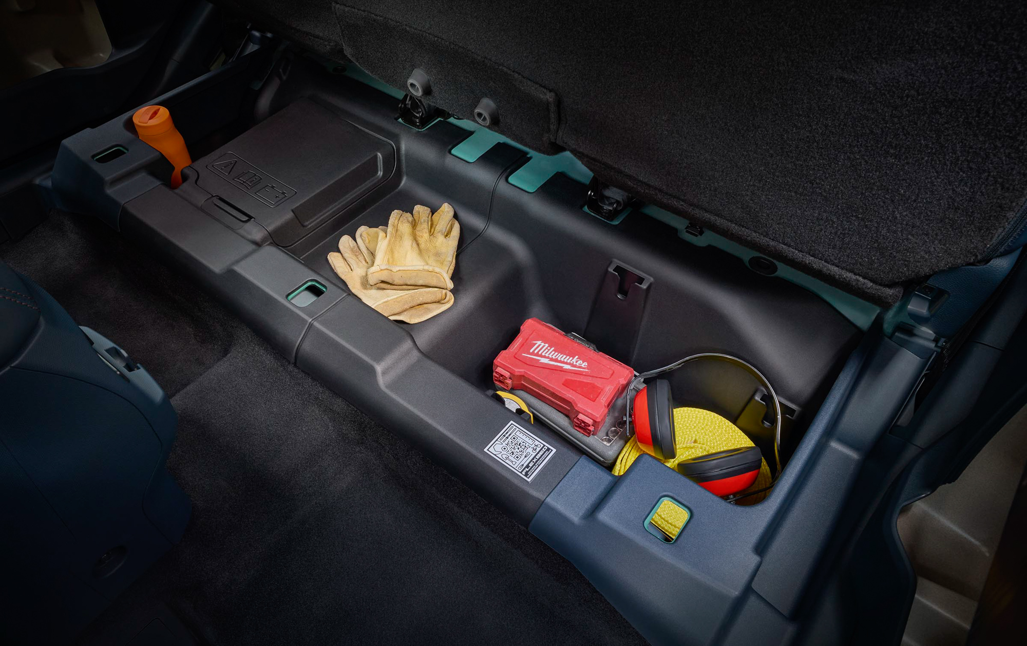2025 Ford Maverick under seat storage