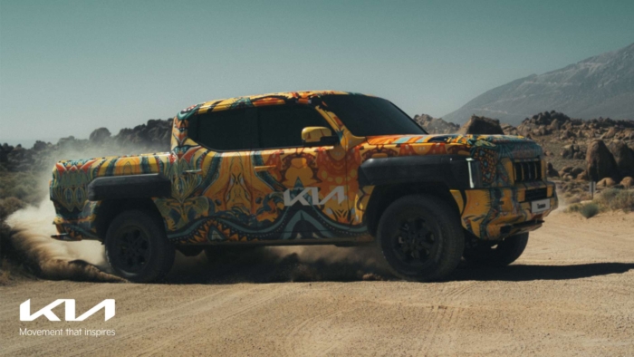 Kia Tasman Pickup Teaser