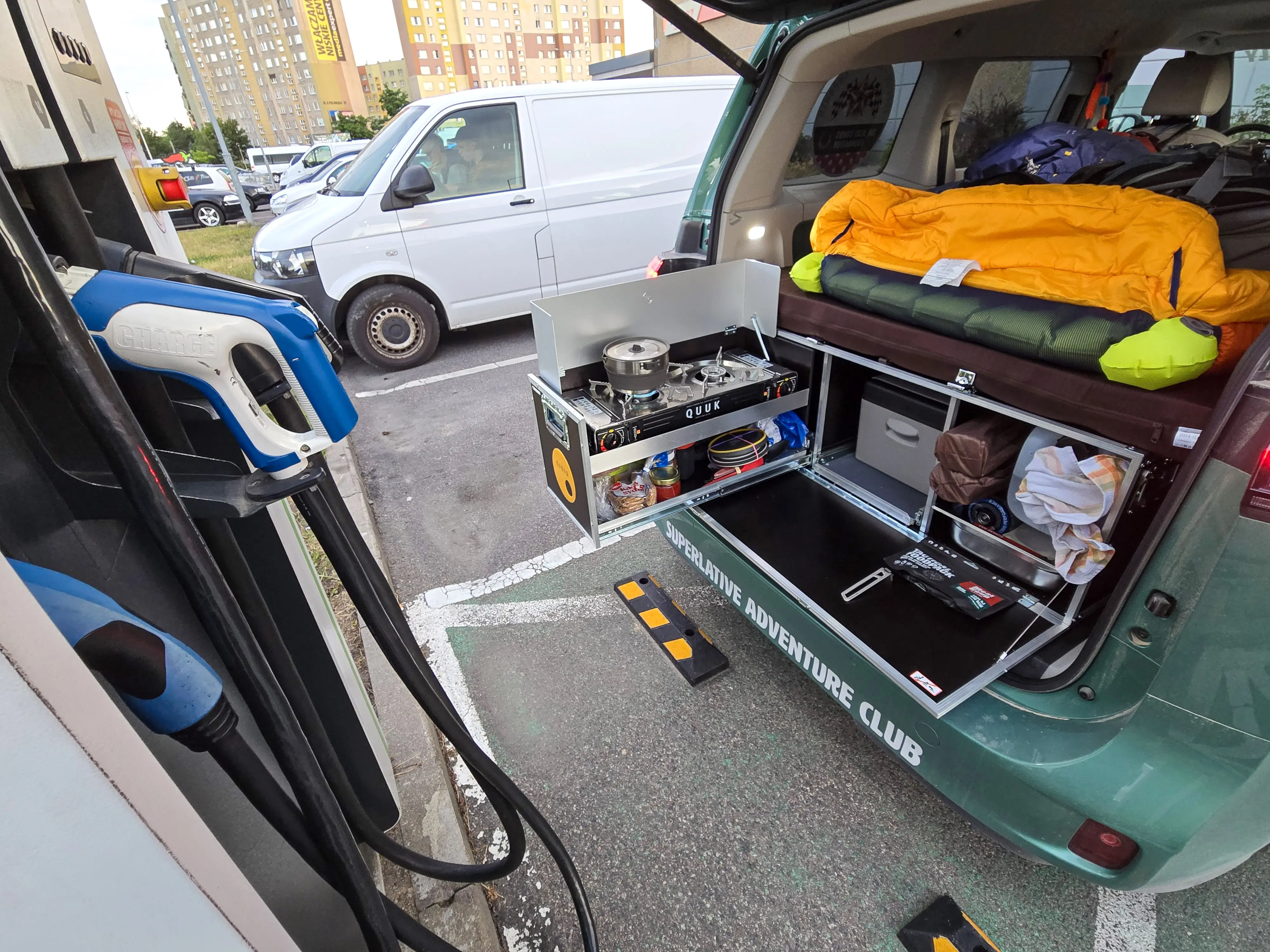 Cooking at a Charger