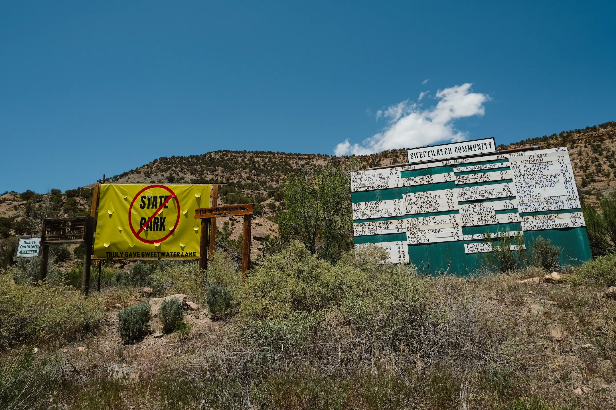 Sweetwater Lake State Park Colorado