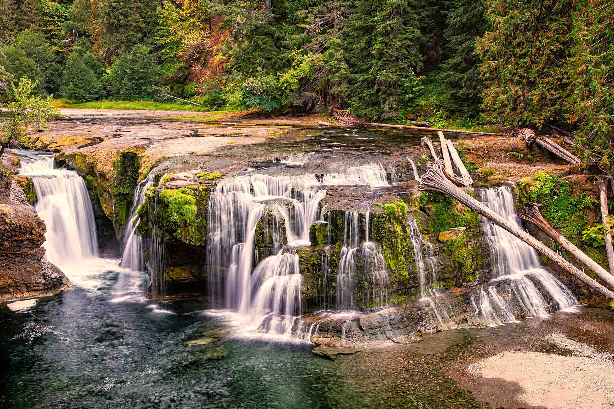 Lower,Lewis,River,Falls,In,Gifford,Pinchot,National,Forest, Washington,