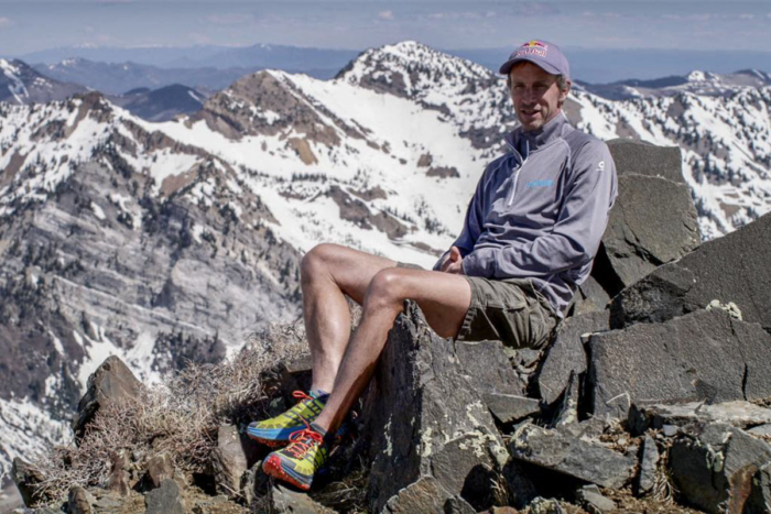 Karl Meltzer sitting on a mountain - feature