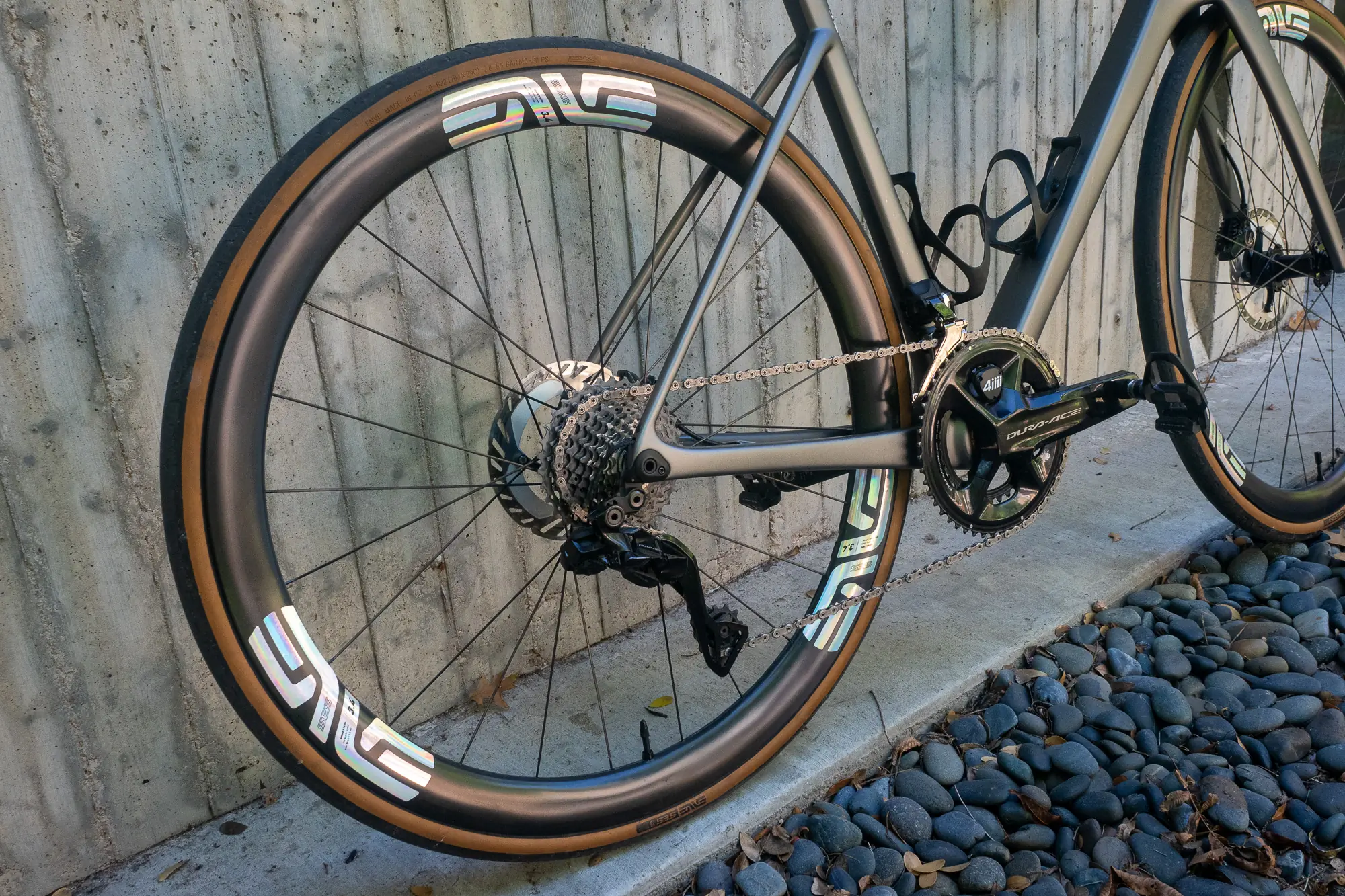 ENVE SES 3.4 rear wheel and Shimano Dura-Ace drivetrain  on an ENVE Melee