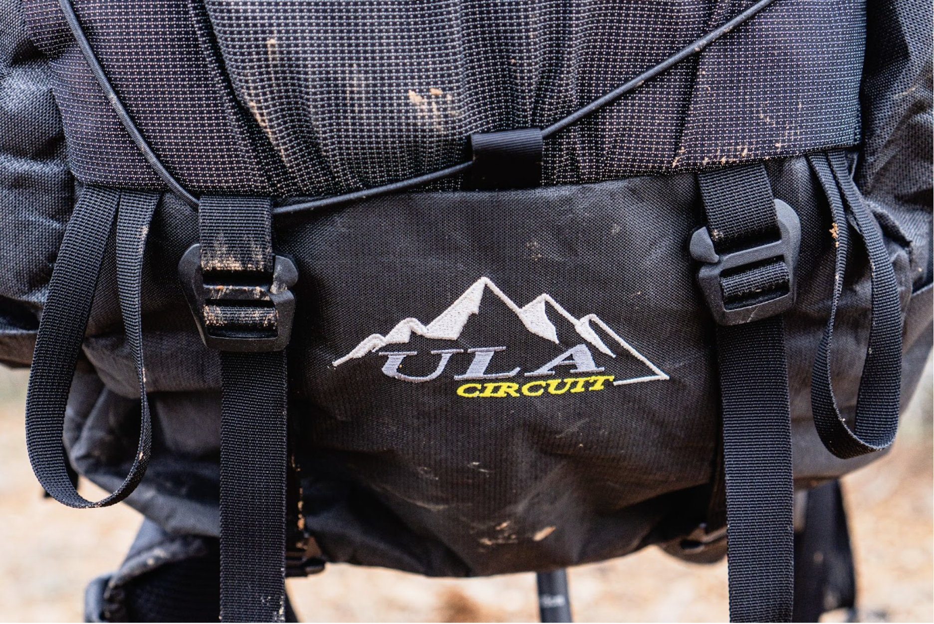 the bottom of the pack, showing the strap arrangement