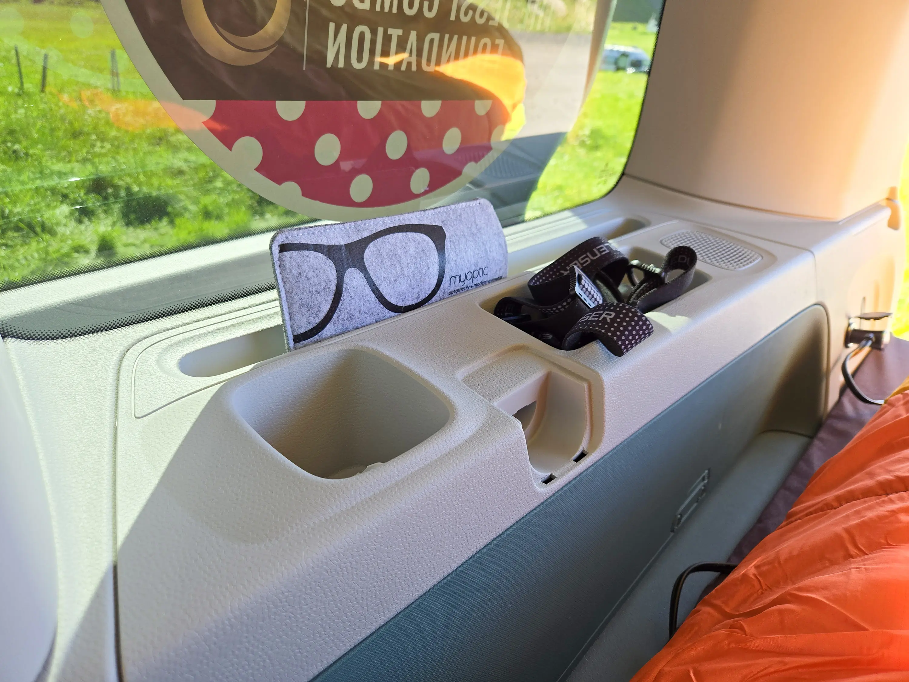 VW ID. Buzz useful cubby areas