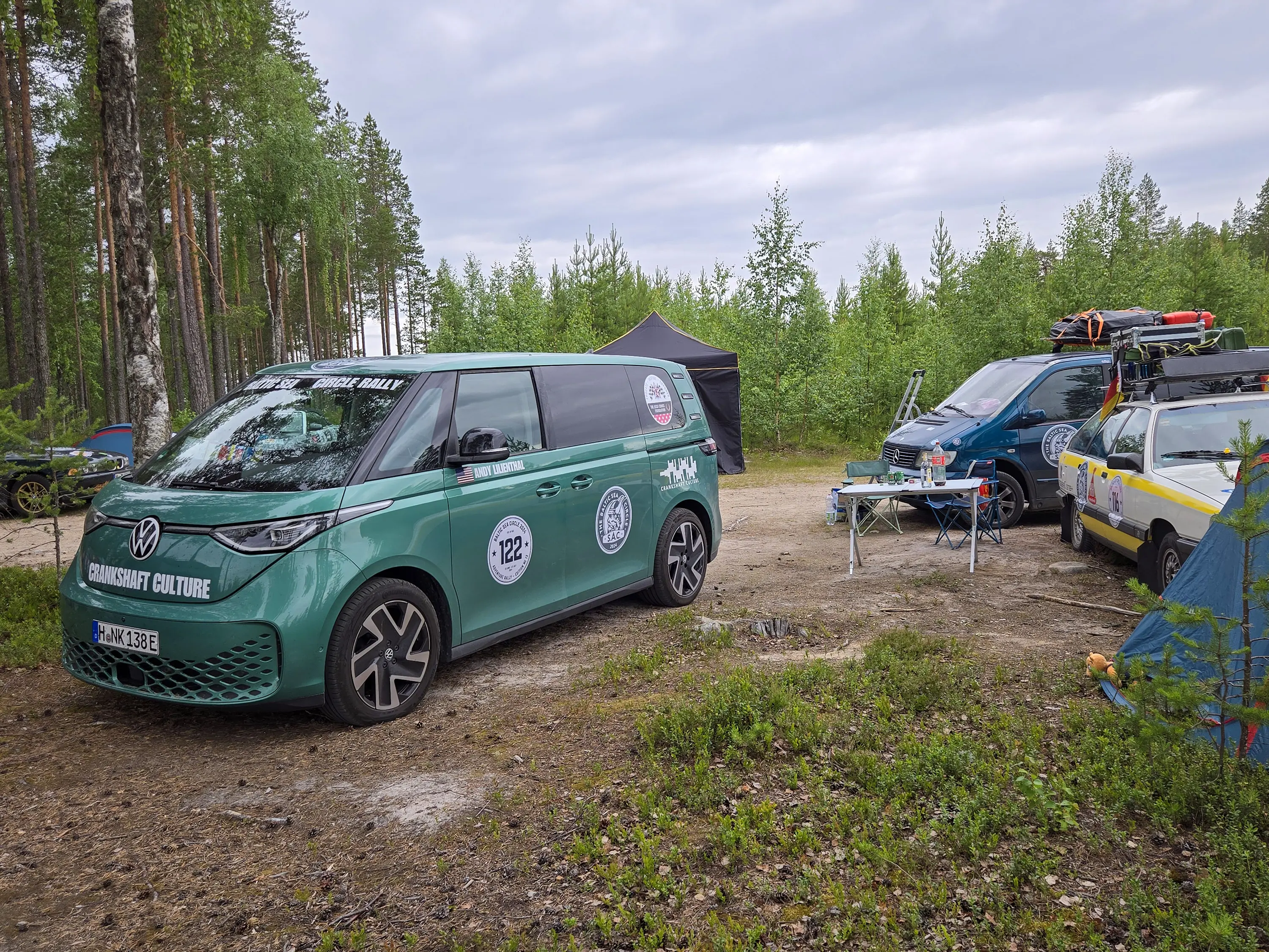 VW ID. Buzz Wild Camping in Finland