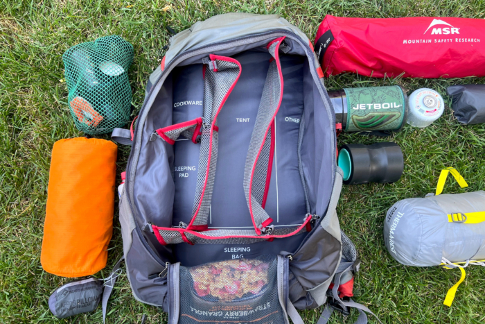 THE DEAN 55 Near Zero backpacking backpack
