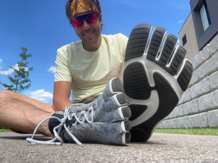 GearJunkie testing Peluva Lightweight Trainer shoe