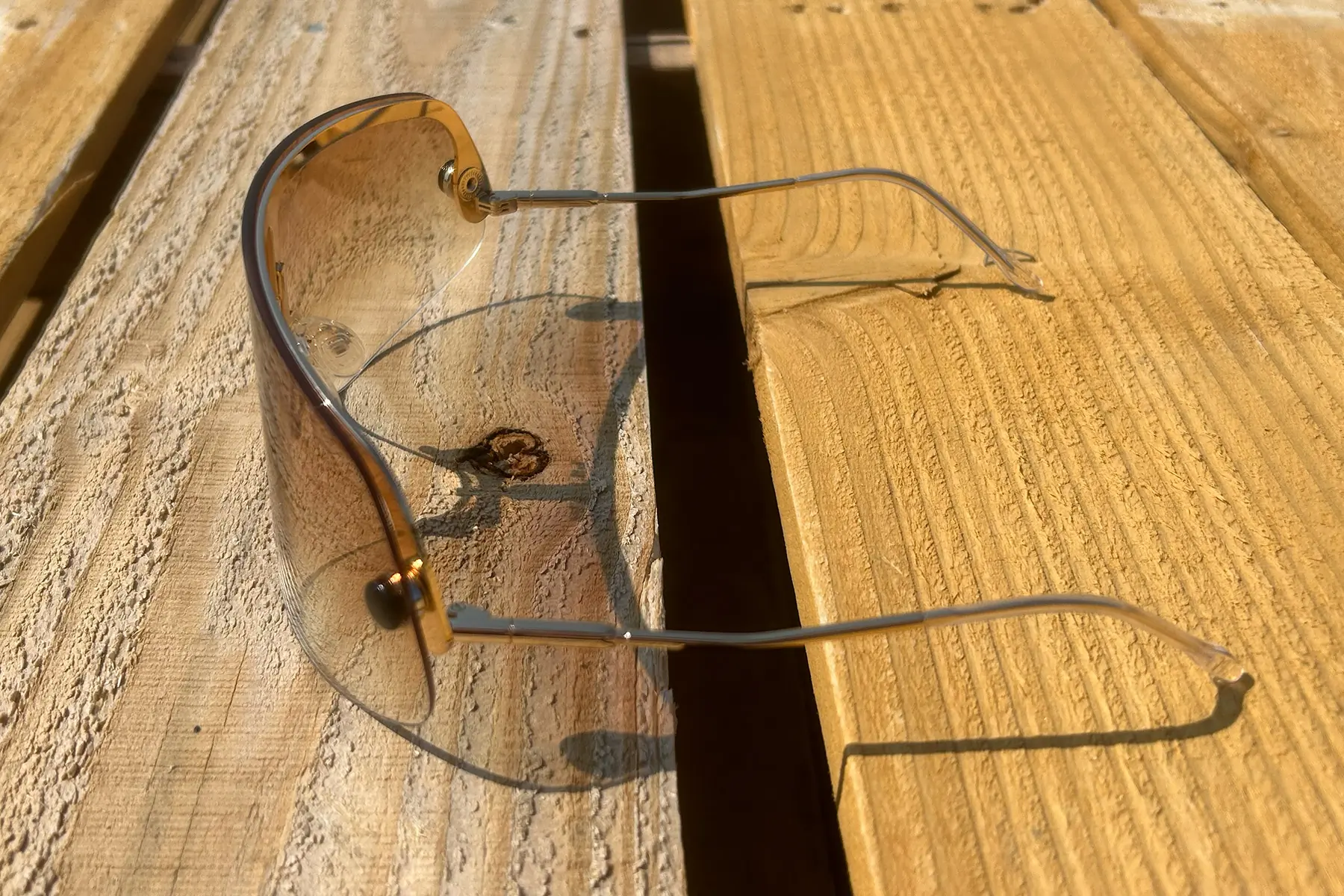 pit viper limousine gold sunglasses temple arms