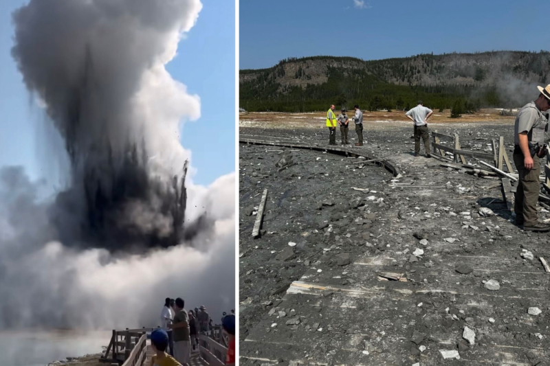 Watch: Massive Hydrothermal Explosion Shuts Down Section of Yellowstone National Park