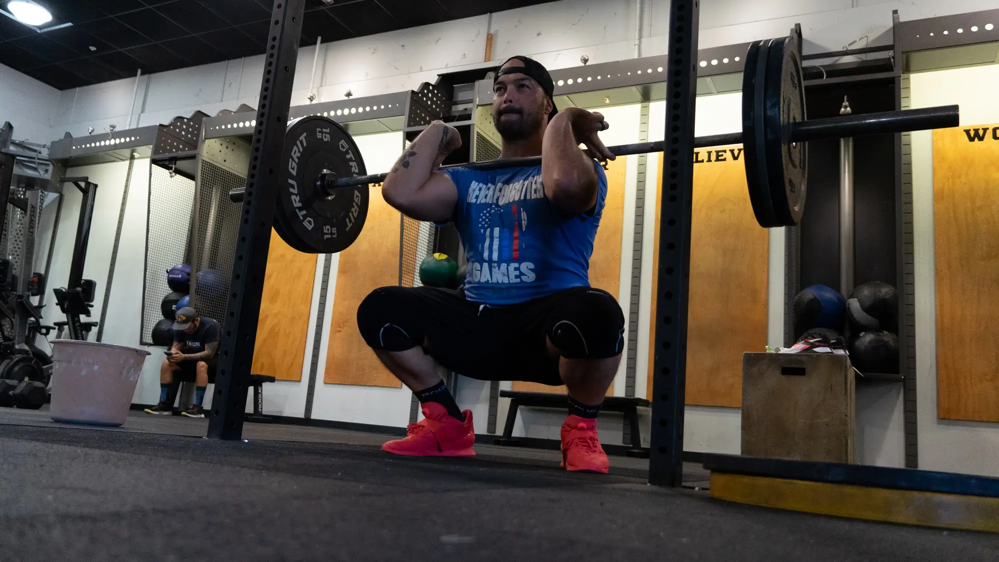 GJ CrossFit Shoes Legacy Lifter III front squat