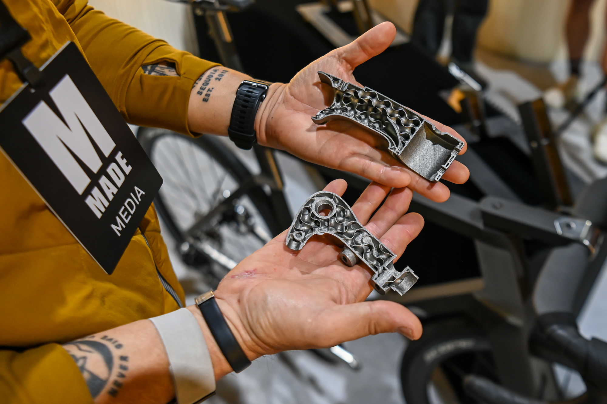 Internal structure on the No. 22 Reactor Aero prototype