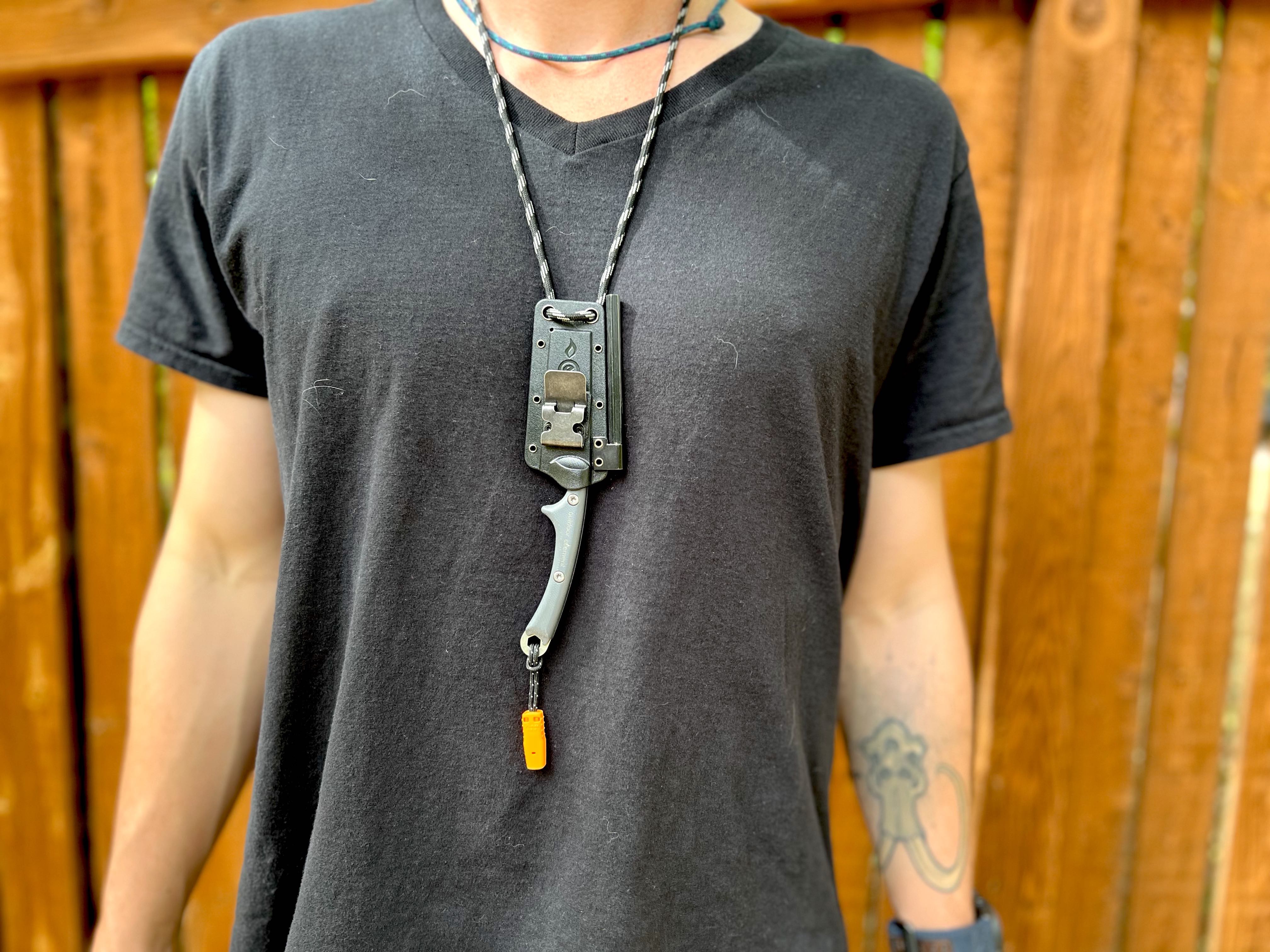 Outdoor Elemengt Flickr Feather EDC Survival Chisel Knife