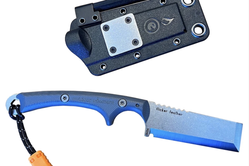 Outdoor Element Flicker Feather EDC Survival Chisel Knife