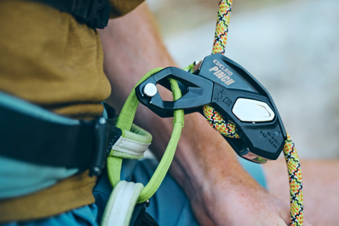 Edelrid Pinch on a harness