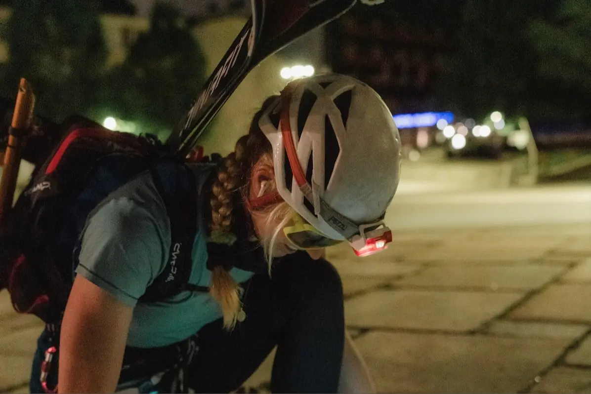 Anna DeMonte Women's Supported FKT Ski Mont Blanc