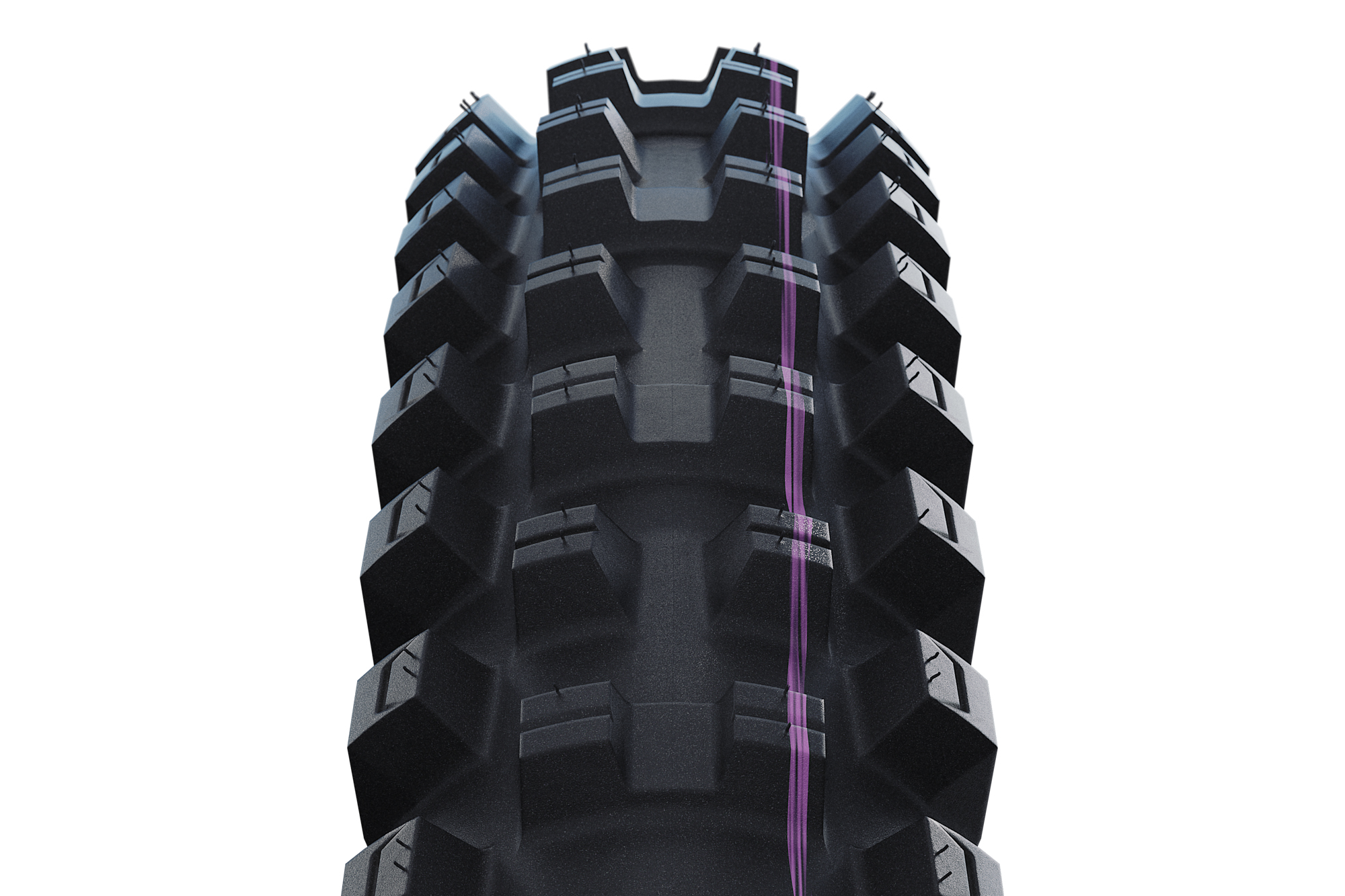 Schwalbe Shredda front tread pattern