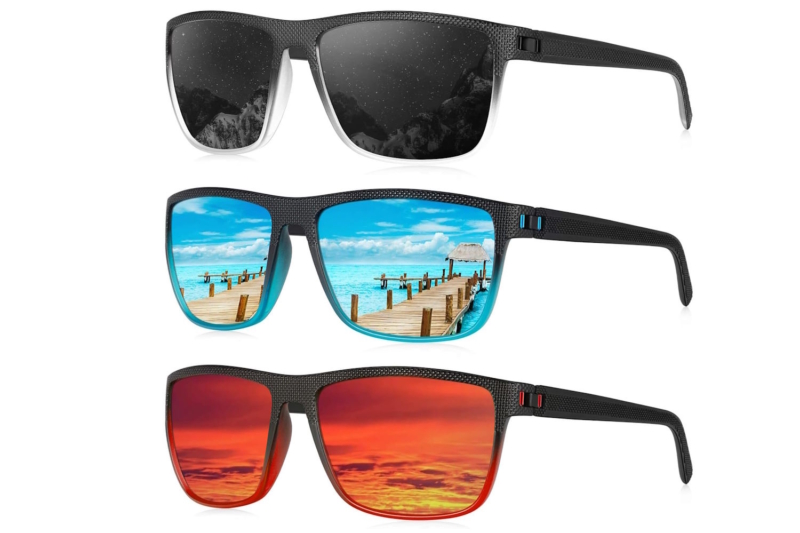 Kaliyadi 3 Pack Polarized Sunglasses