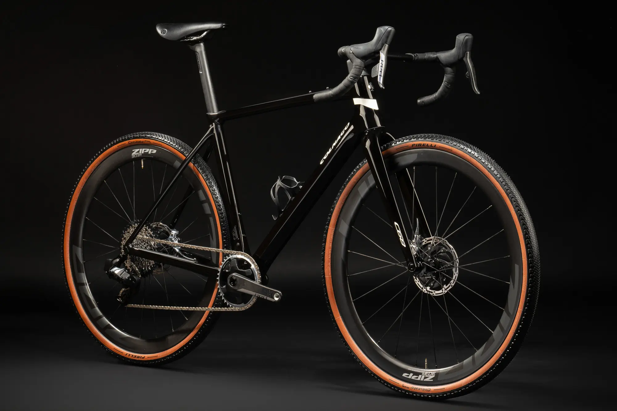 Colnago C68 Gravel in gloss black hero image
