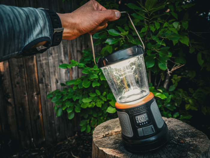 The Duracell 2000 Lumen Tri-Power Lantern