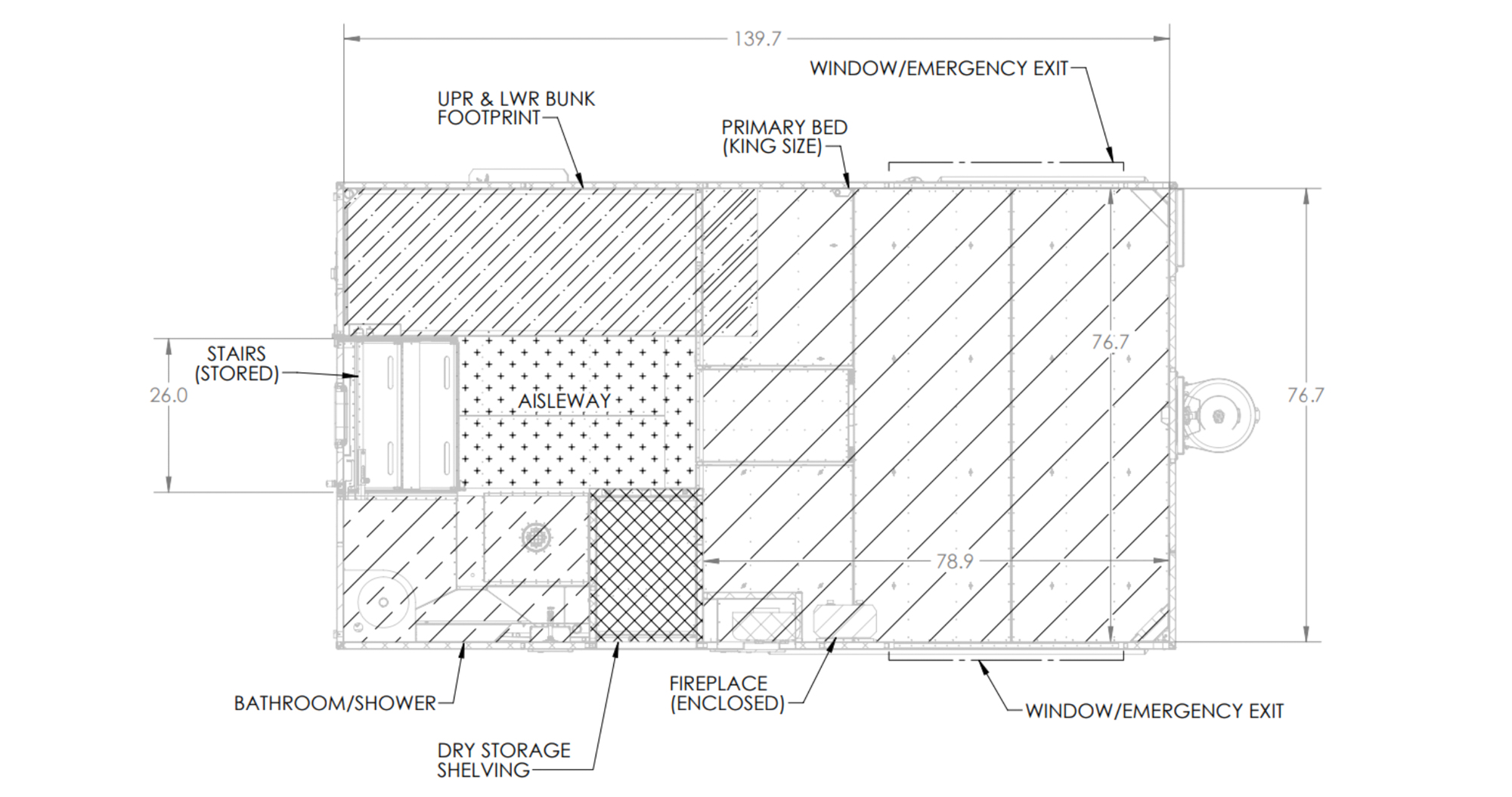 Mammoth Overland Tall Boy overland trailer
