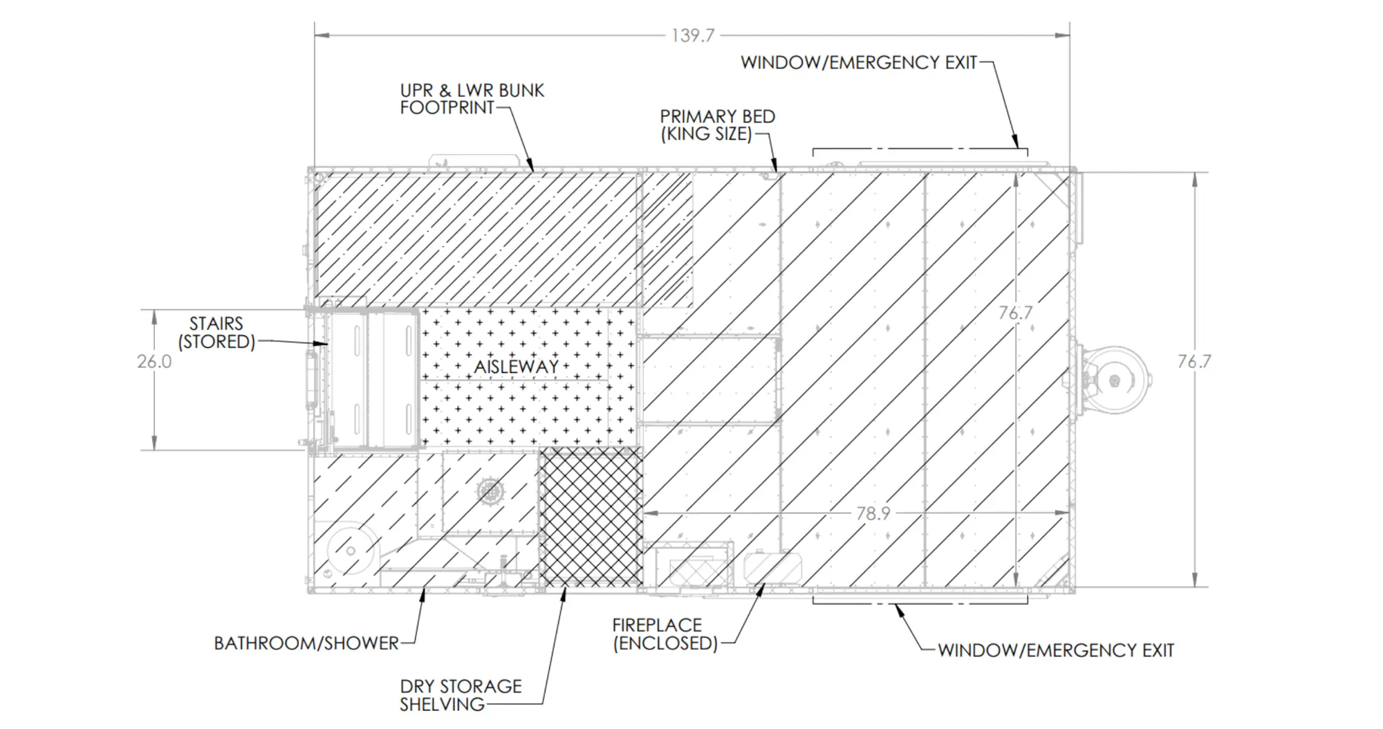 Mammoth Overland Tall Boy overland trailer