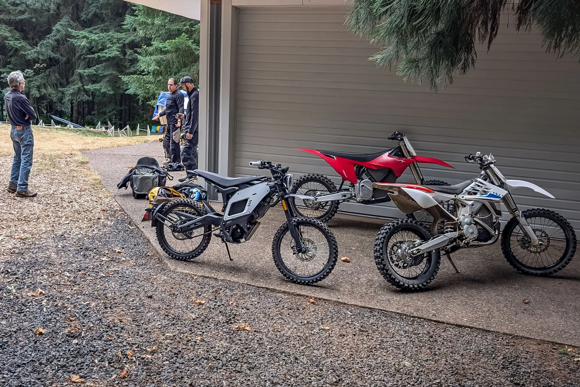 NIU XQi3, Alta Redshift, and Stark Varg electric motorcycles