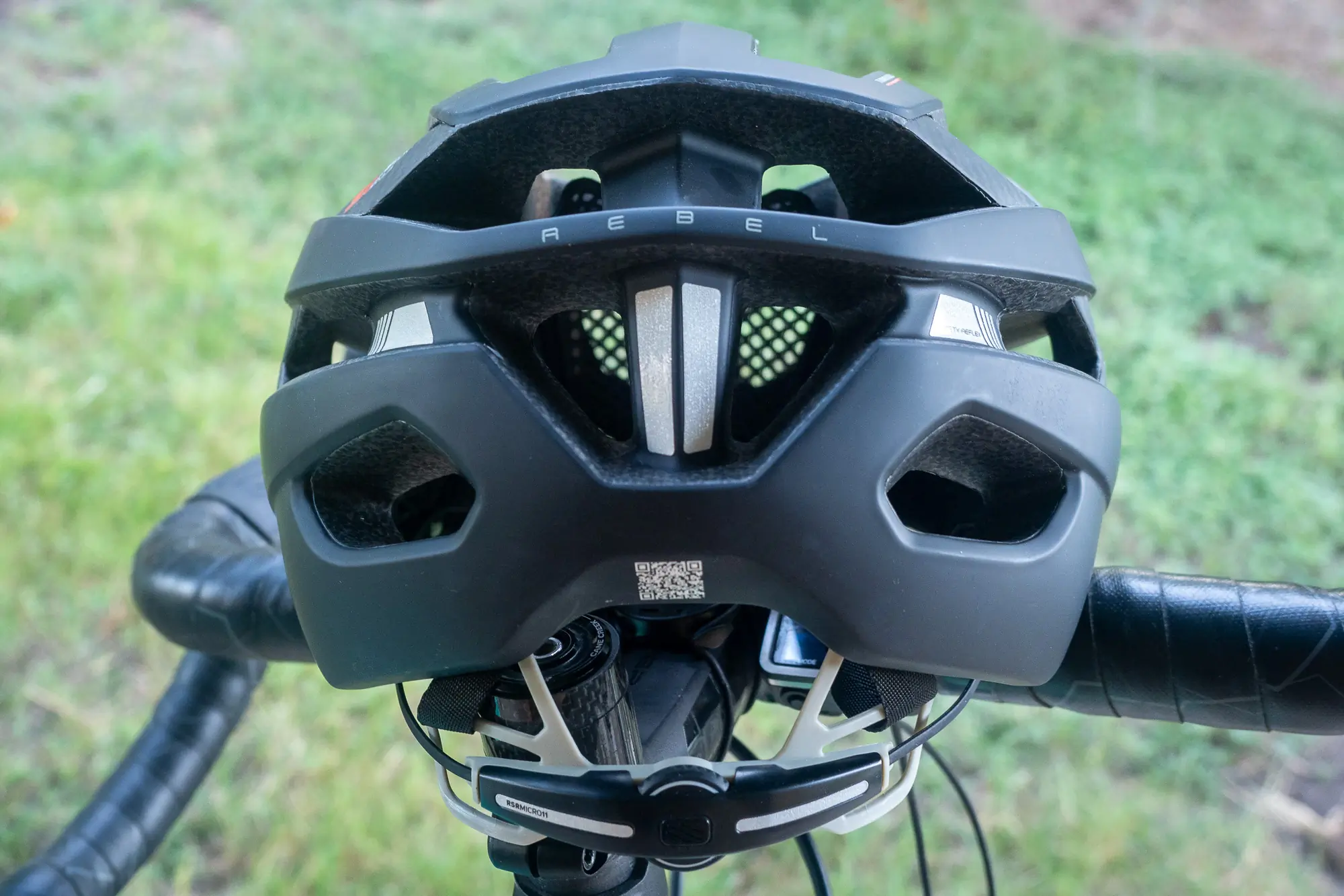 Rudy Project Rebel bike helmet rear view