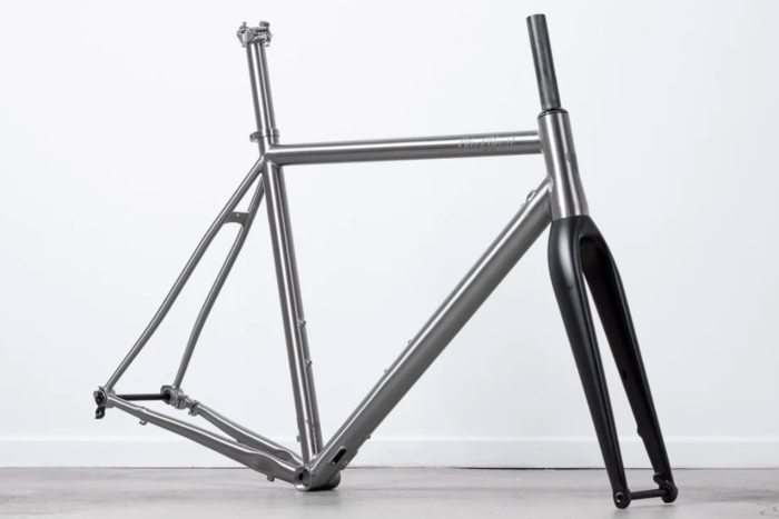 BlackHeart Bike Co. Allroad Ti frame studio image