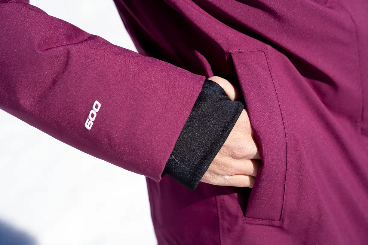 storm cuff on a jacket 