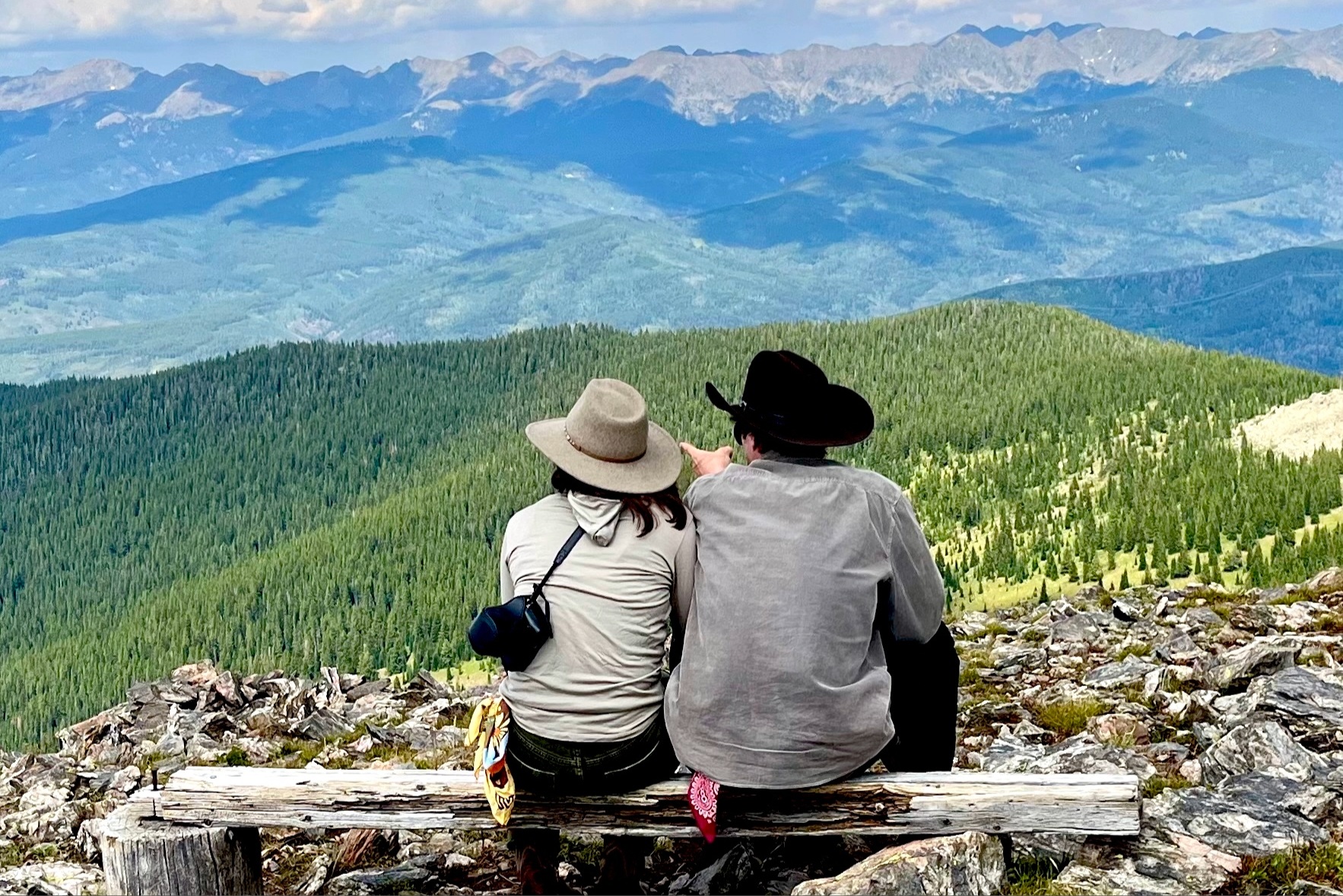 Vail to aspen horseback hut to hut ride bearcat stables