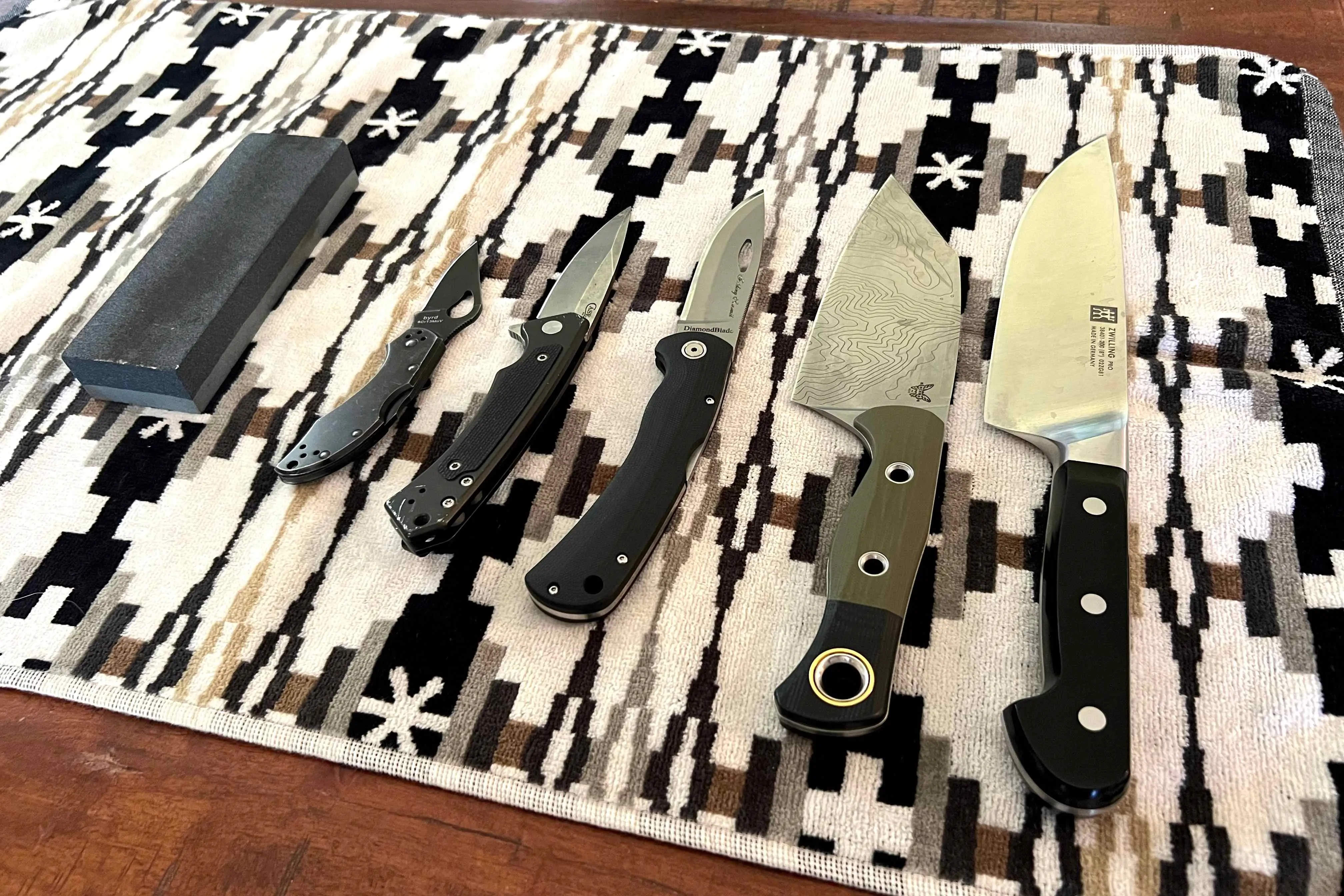 DiamondBlades Summit Folder friction forged hunting knife