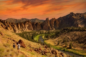 Crooked River in Smith Rock State park near Terrebonne, Oregon
