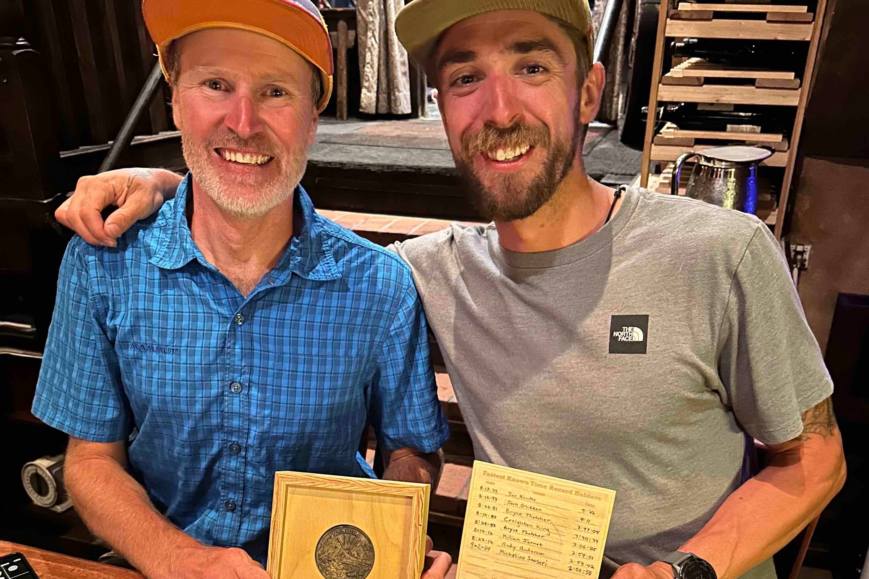 Fastest Known Time (FKT) grand teton michelino sunsuri