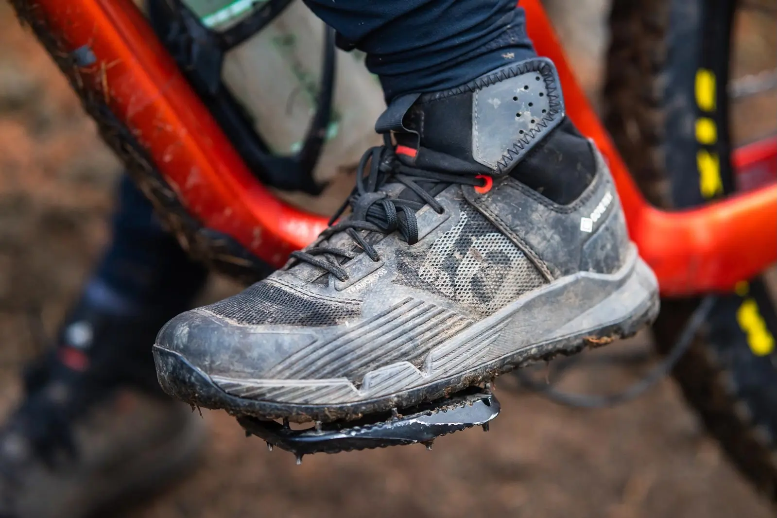 The Five Ten Trailcross GTX flat pedal mountain bike shoes