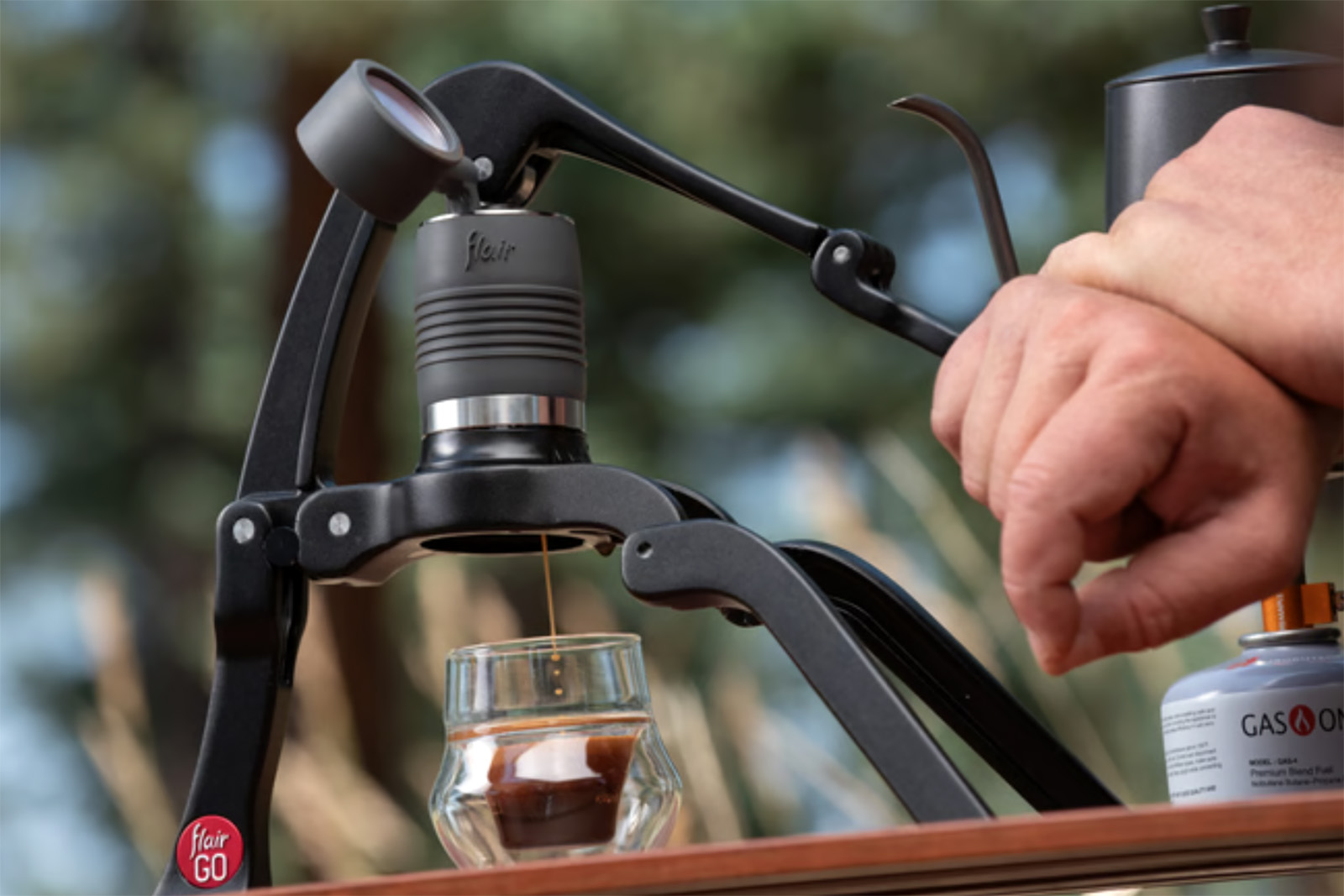flair go espresso maker travel