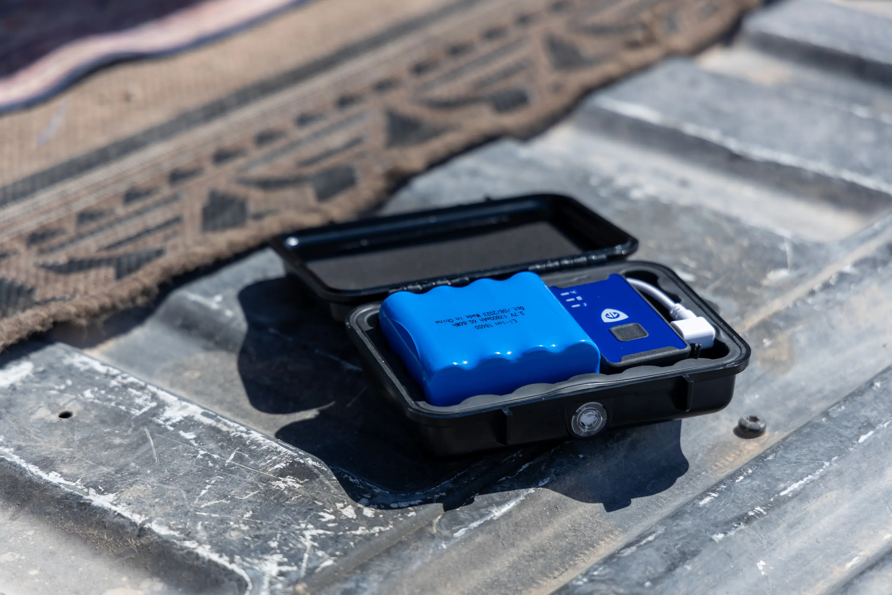 Testing the Brickhouse Security unit; (photo/Chip Jordan)