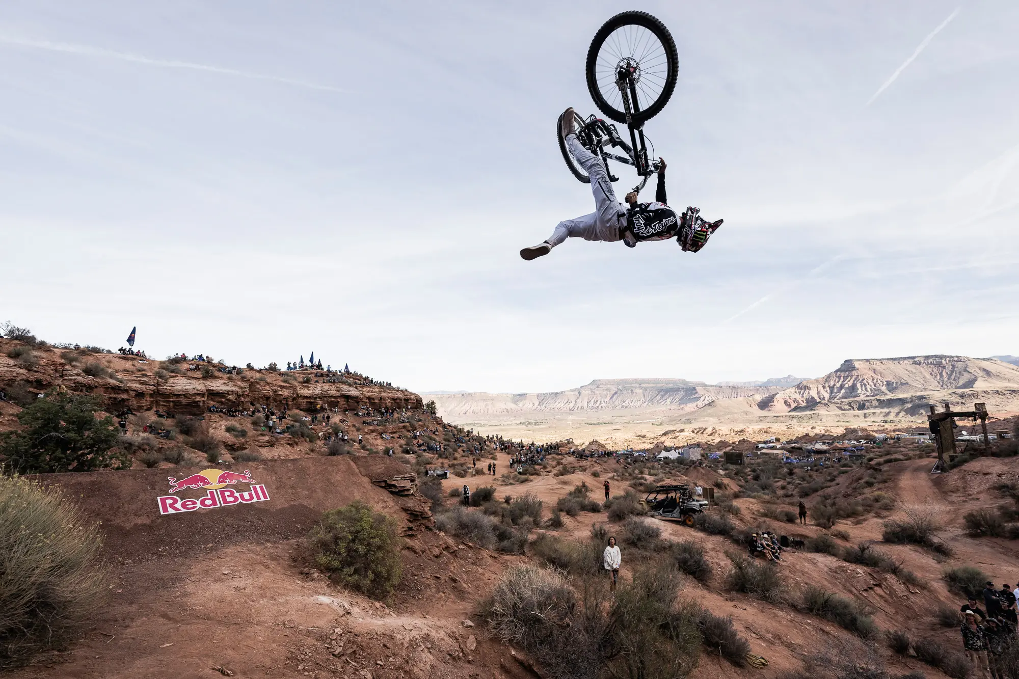 Cam Zink performs at Red Bull Rampage in Virgin, Utah, USA on 12 October, 2024. 