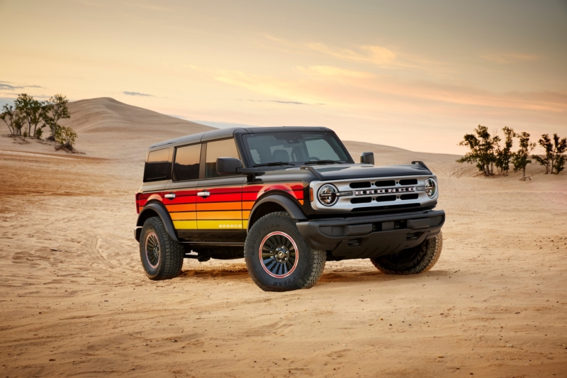 Off-Road Chic: Ford Adds Free Wheeling Stripes to Full-Size Bronco