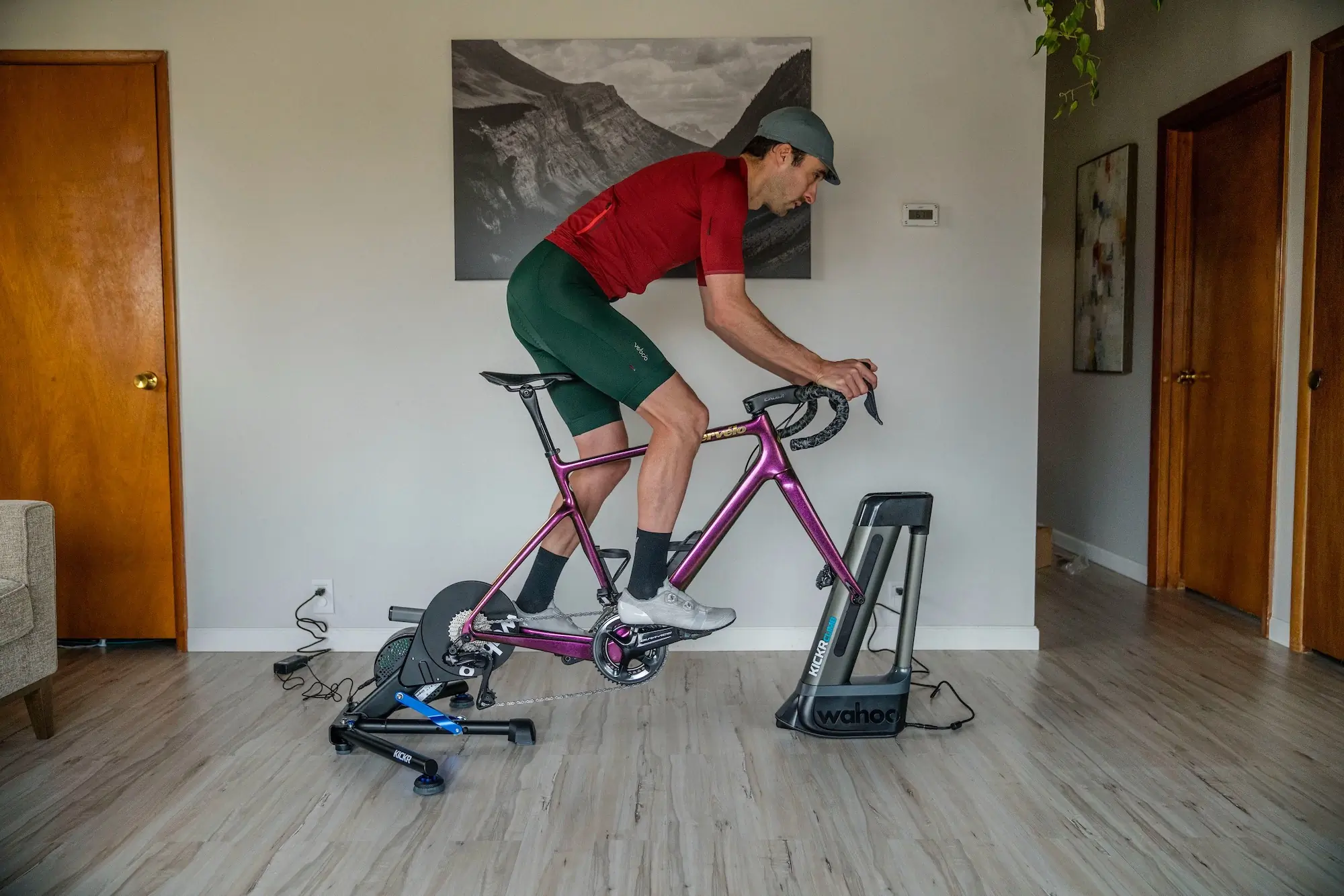 Testing the Wahoo KICKR bike trainer and the Wahoo KICKR Climb accessory